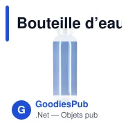Bouteille d’eau personnalisable transparente 500 ml avec logo - Jane - Miniature 5