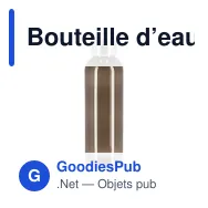 Bouteille d’eau personnalisable transparente 500 ml avec logo - Jane - Miniature 6