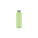 Variante Transparent Vert clair - Bouteille d’eau personnalisable transparente 500 ml avec logo - Jane