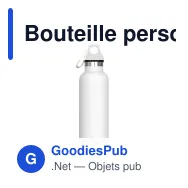 Bouteille personnalisable en inox 500 ml avec logo - Lennox - Miniature 5