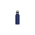 Variante Bleu foncé - Bouteille personnalisable en inox 500 ml avec logo - Lennox