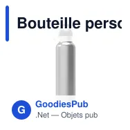 Bouteille personnalisable en inox 650 ml avec logo - Lennox - Miniature 5