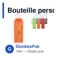 Bouteille personnalisable en R-PET colorée 600 ml avec logo - Loop - Miniature 1