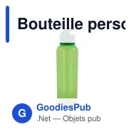 Bouteille personnalisable en R-PET colorée 600 ml avec logo - Loop - Miniature 4