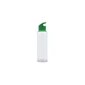 Variante Transparent Vert clair - Bouteille personnalisable en R-PET transparente 600 ml avec logo - Loop