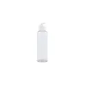 Variante Transparent Blanc - Bouteille personnalisable en R-PET transparente 600 ml avec logo - Loop