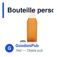 Bouteille personnalisable en R-PET givré 600 ml avec logo - Finition givrée - Miniature 3
