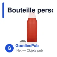 Bouteille personnalisable en R-PET givré 600 ml avec logo - Finition givrée - Miniature 5
