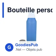 Bouteille personnalisable en R-PET givré 600 ml avec logo - Finition givrée - Miniature 7