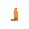 Variante Orange givré - Bouteille personnalisable en R-PET givré 600 ml avec logo - Finition givrée