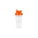 Variante Orange - Bouteille shaker personnalisable 700 ml en PP avec logo - Fitness