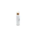 Variante blanc - Bouteille isotherme personnalisable 500 ml avec logo | Zeniqua
