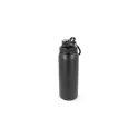 Variante Noir - Bouteille isotherme personnalisable 800 ml en inox avec logo - Clark