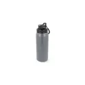 Variante Gris foncé - Bouteille isotherme personnalisable 800 ml en inox avec logo - Clark