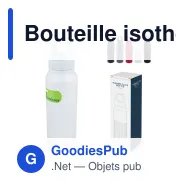 Bouteille isotherme personnalisable en inox 500 ml avec logo - Easy-Click - Miniature 1