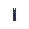 Variante Bleu foncé - Bouteille isotherme personnalisable en inox 500 ml avec logo - Easy-Click