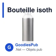 Bouteille isotherme personnalisable finition mate 500 ml avec logo - Thermo - Miniature 3