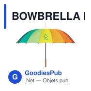 BOWBRELLA Parapluie arc-en-ciel 27 " - Miniature 5
