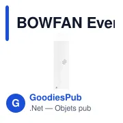 BOWFAN Eventail en bois arc-en-ciel - Miniature 6
