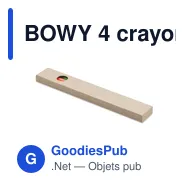 BOWY 4 crayons surligneurs dans une - Miniature 2