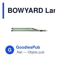 BOWYARD Lanyard en RPET arc-en-ciel - Miniature 2