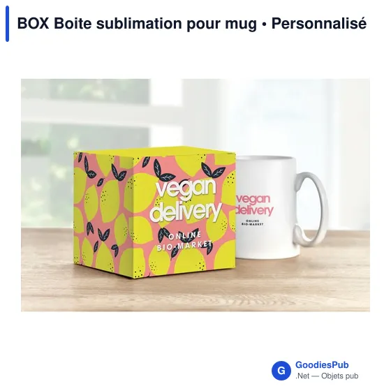 BOX Boite sublimation pour mug - Image 4