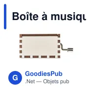 Boîte à musique personnalisable en bois avec logo - BOXMAS - Miniature 5