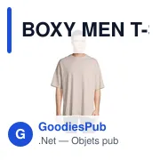 BOXY MEN T-SHIRT OVERSIZE - Miniature 4