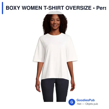 BOXY WOMEN T-SHIRT OVERSIZE
