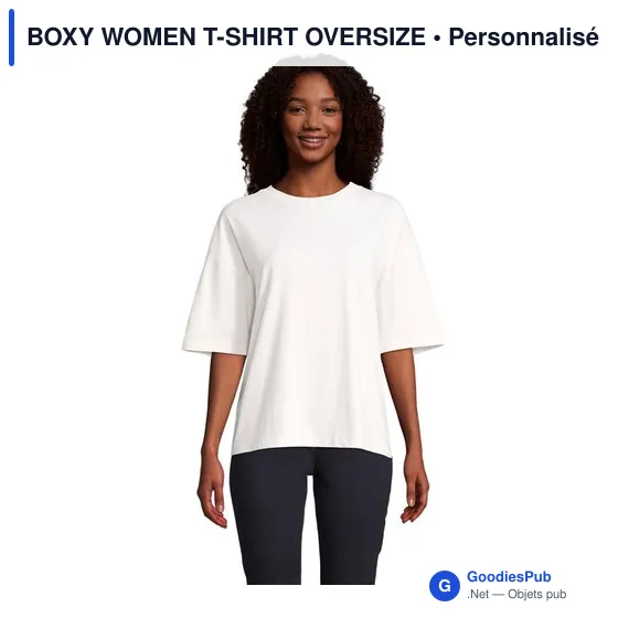 BOXY WOMEN T-SHIRT OVERSIZE - Image 1