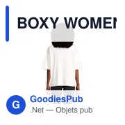 BOXY WOMEN T-SHIRT OVERSIZE - Miniature 2