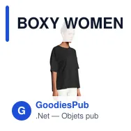 BOXY WOMEN T-SHIRT OVERSIZE - Miniature 12