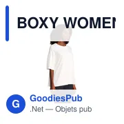 BOXY WOMEN T-SHIRT OVERSIZE - Miniature 3