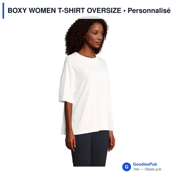BOXY WOMEN T-SHIRT OVERSIZE - Image 3