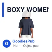 BOXY WOMEN T-SHIRT OVERSIZE - Miniature 4