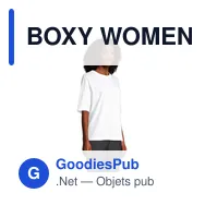 BOXY WOMEN T-SHIRT OVERSIZE - Miniature 9