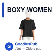 BOXY WOMEN T-SHIRT OVERSIZE - Miniature 10