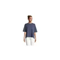 Variante bleu denim - BOXY WOMEN T-SHIRT OVERSIZE