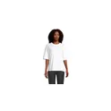 Variante blanc - BOXY WOMEN T-SHIRT OVERSIZE