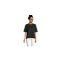 Variante noir profond - BOXY WOMEN T-SHIRT OVERSIZE