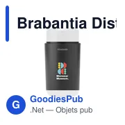 Distributeur de savon personnalisable Brabantia avec logo - Miniature 1