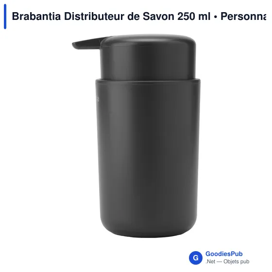 Distributeur de savon personnalisable Brabantia avec logo - Image 2
