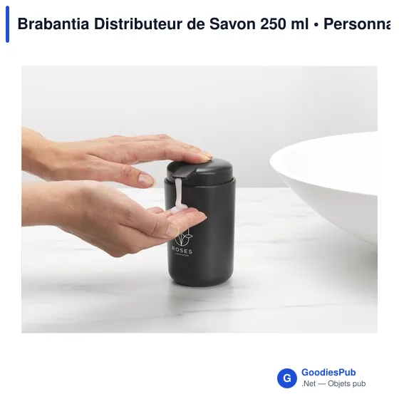 Distributeur de savon personnalisable Brabantia avec logo - Image 4