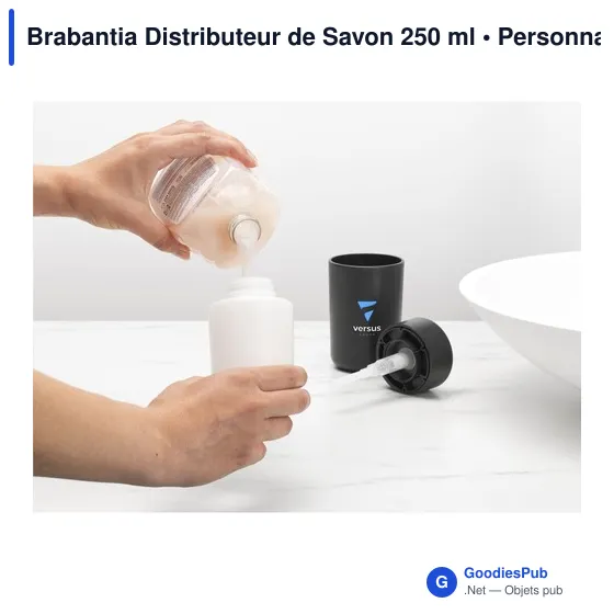Distributeur de savon personnalisable Brabantia avec logo - Image 6
