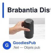 Distributeur de savon personnalisable Brabantia avec logo - Miniature 8