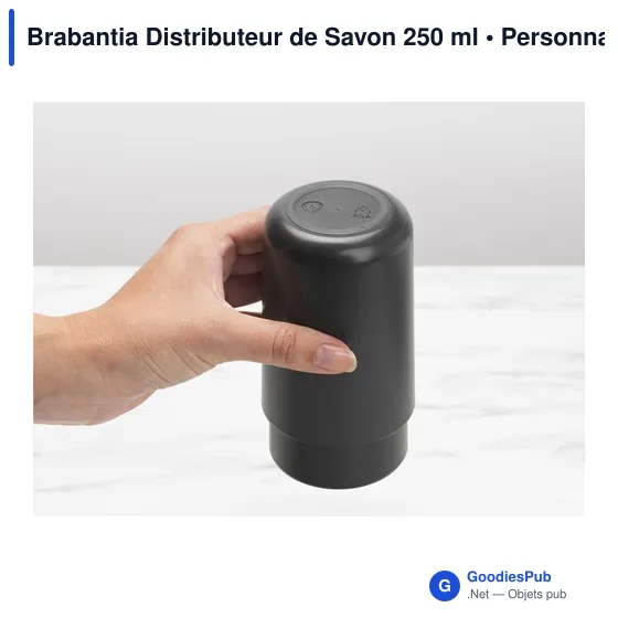 Distributeur de savon personnalisable Brabantia avec logo - Image 8