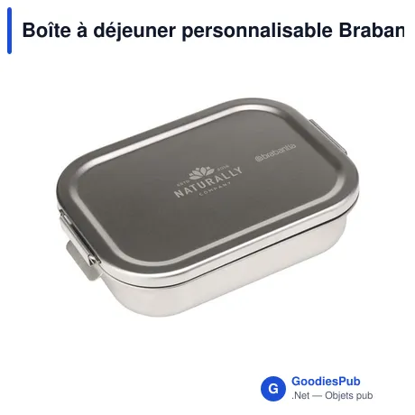 Boîte à déjeuner personnalisable Brabantia Make & Take avec logo