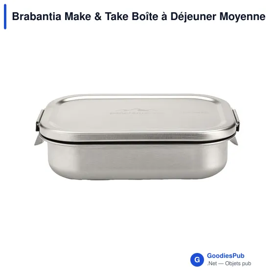 Boîte à déjeuner personnalisable Brabantia Make & Take avec logo - Image 3