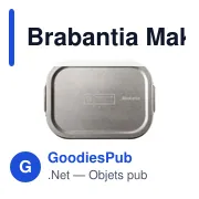 Boîte à déjeuner personnalisable Brabantia Make & Take avec logo - Miniature 5