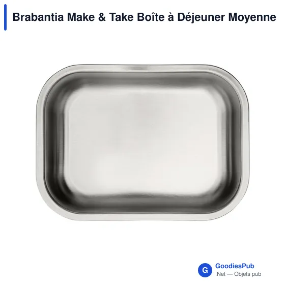 Boîte à déjeuner personnalisable Brabantia Make & Take avec logo - Image 6